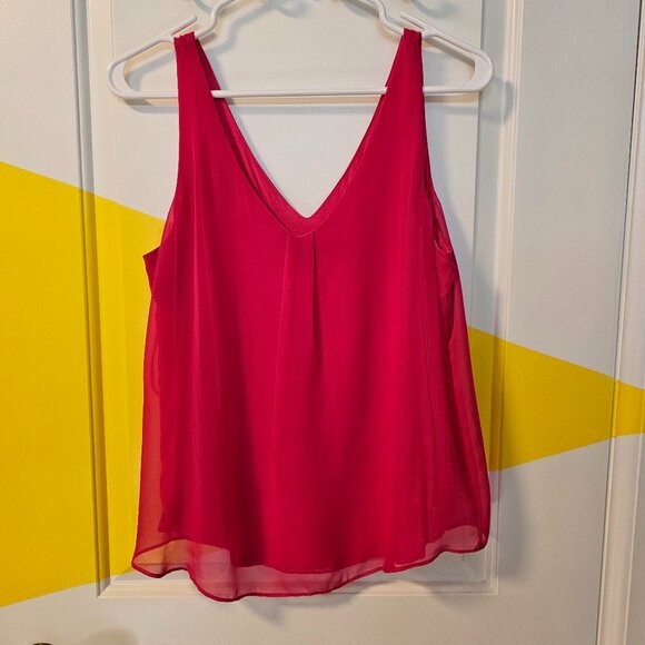 Bright Pink Dressy Tank Top - Picture 1 of 7